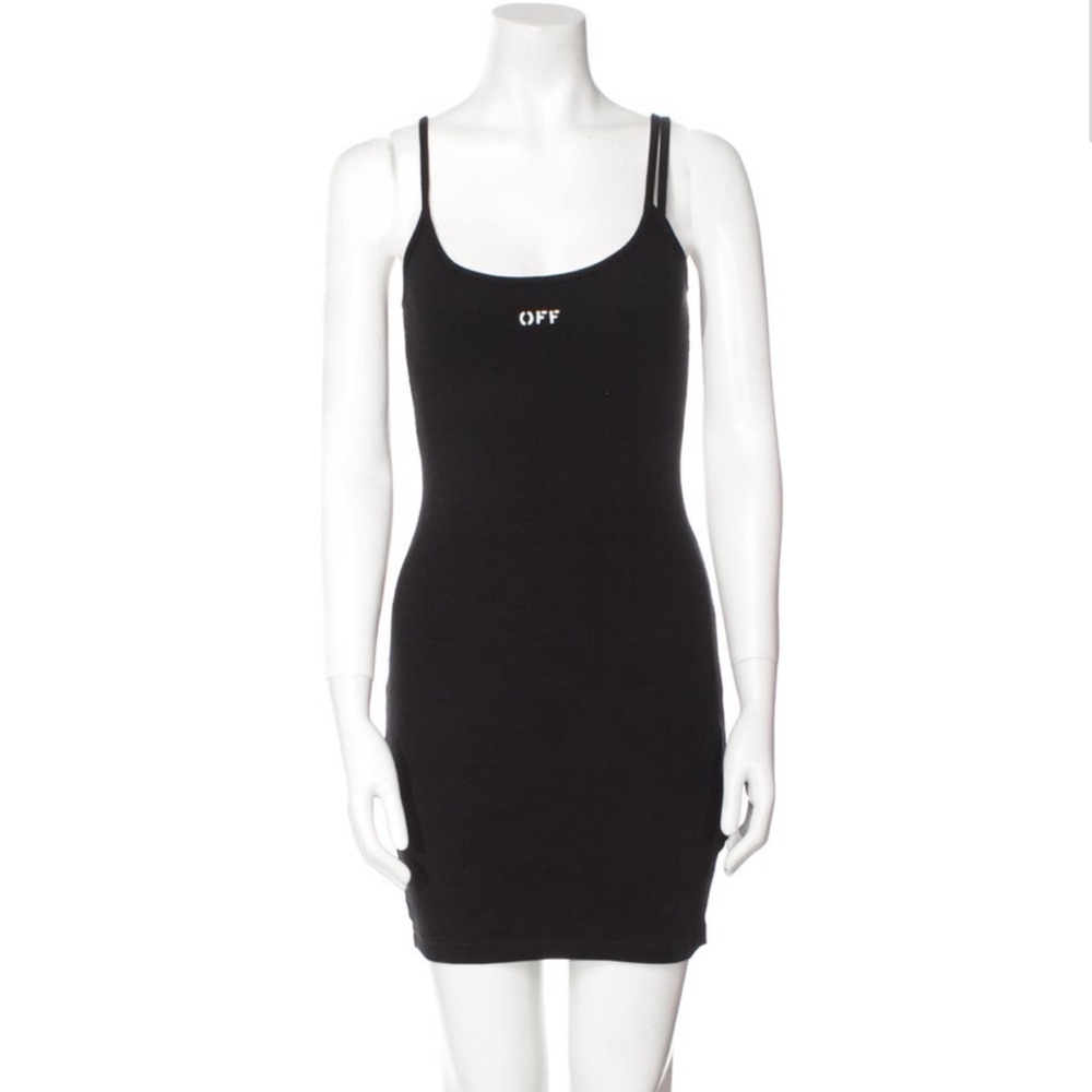 Off-White Black Mini Dress